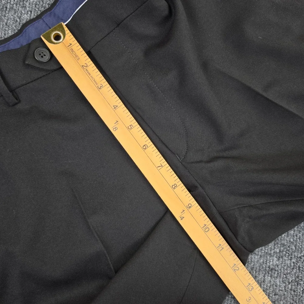 Tommy Hilfiger Dress Pants Men's 34x30 Black Stretch Flat Front NWT Redmond